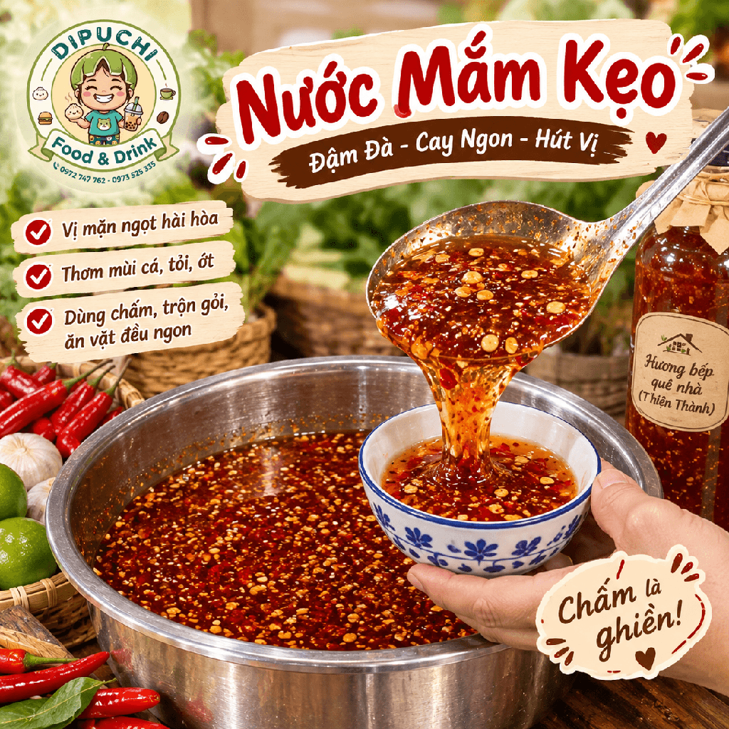 SỐT NƯỚC MẮM KẸO (100ml)