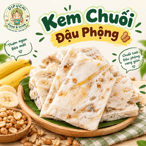 KEM CHUỐI ĐẬU PHỘNG